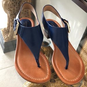 Cobalt blue sandals